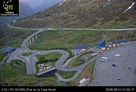 Webcam Route RN20 Pas de la Case