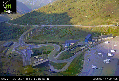 Webcam Route RN20 Pas de la Case